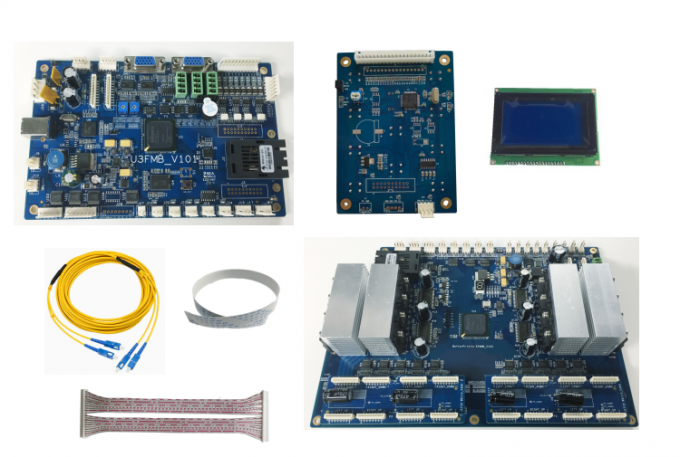 Sistema oval digital 6 da impressora a jato de tinta da cabeça 4720 da impressora USB3.0 quatro de matéria têxtil