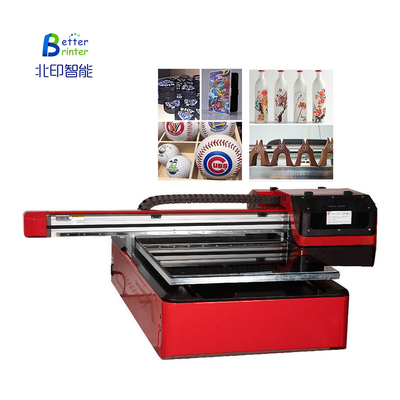 6090 UV Printer Phone Case Acrylic Embossed Glass Metal Wine Bottle Clothes TX800 Inkjet Printing Equipment