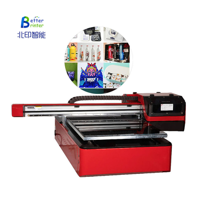 60cmx90cm Inkjet Xp600 TX800 Heads Uv Flatbed Printer Sign Gift Box Tile Wine Bottle Crystal Label Advertising Printing