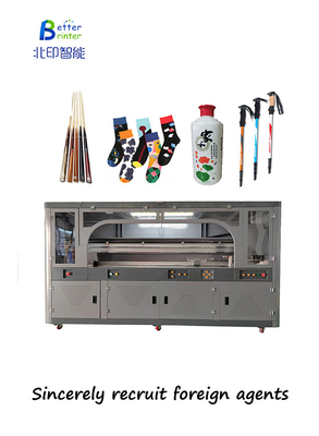 Better Printer Winebottle Cylindrical Inkjet Printer For High Speed Pool Cue Print Sock