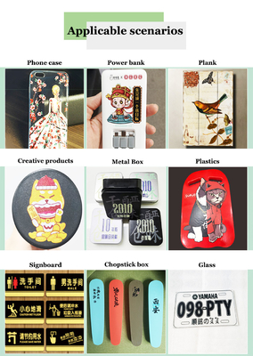 Inkjet Board I3200 Flatbed UV Printer System For Printing Ylindrical Wine Bottle Packaging Boxes Spurt Draws Printer
