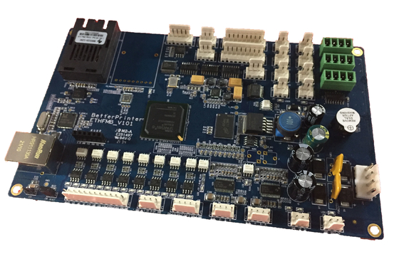 7610 Four Head Network Interface Inkjet Printer Board For UV Flatbed Printer