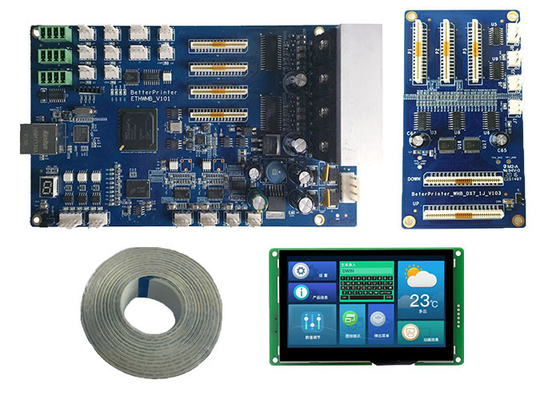 Wall printing DX7 single head inkjet board kit use for ground pattern color Printing