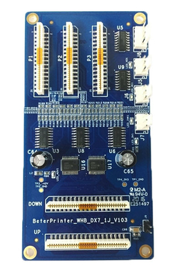 Wall printing DX7 single head inkjet board kit use for ground pattern color Printing