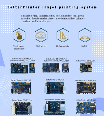Inkjet I3200 Inkjet Board For Dual Station Direct Spray Printer Clothing T-Shirt White Ink Hot Stamping DTF Printer Board